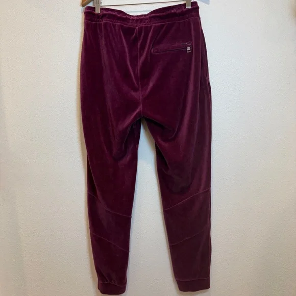 Air Jordan Velour Jogger Pants Burgundy/Jumpman Logo size Medium - Picture 2 of 4